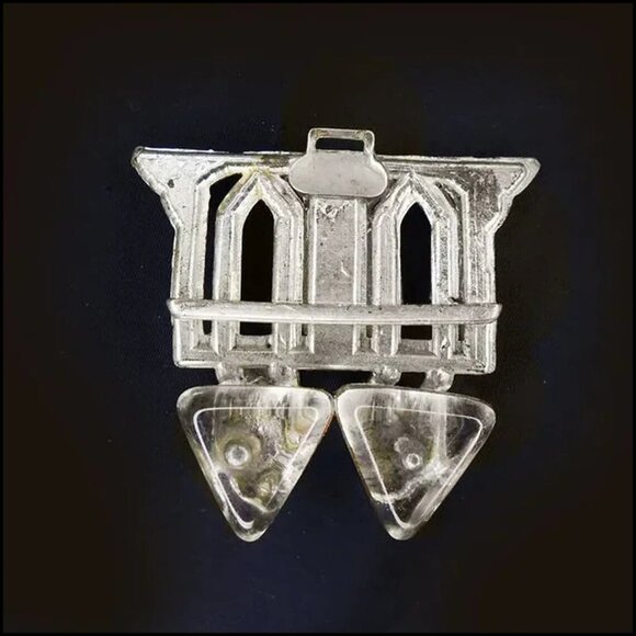 Vintage Art Deco Rhinestone Buckle is AMAZING - Picture 7 of 12